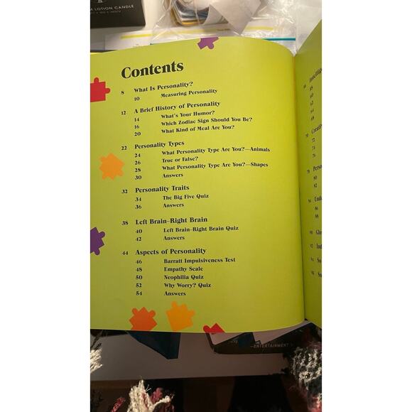 Who Do You Think You Are psychology test novelty book - Picture 4 of 6